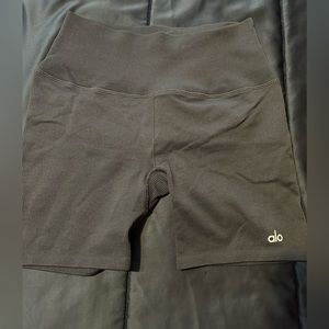 Alo black biker shorts